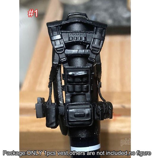 #1 1/18 Vest Waistcoat Body Armor Coat Model For 3.75" Joytoy Acid Rain Figure