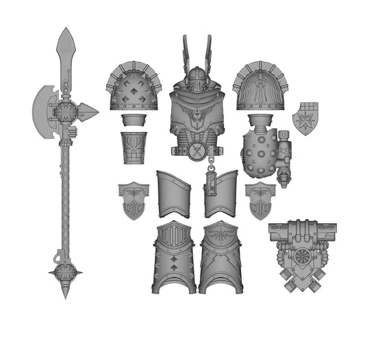 【PRE-ORDER】 NEW Unpainted Parts Kits For Joytoy war hammer dark angle 4.0 Figure Body