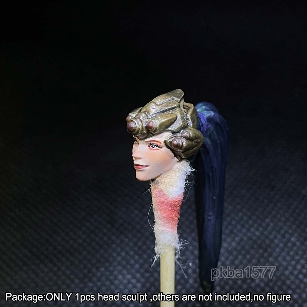 【PRE-ORDER】Premium 1/18 Widowmaker Female Head Sculpt Soldier Head For 3.75" Action Figure