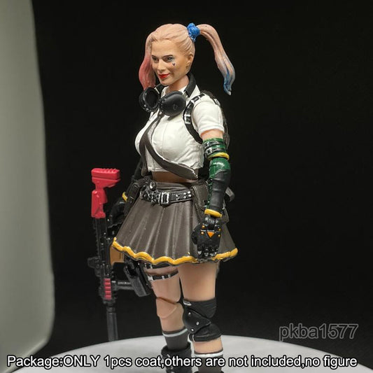 【PRE-ORDER】Premium Painted 1/18 Harley Quinn Head Sculpt Female Girl Head For 3.75" Figure