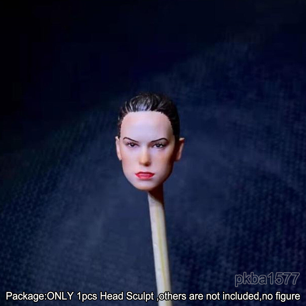 【PRE-ORDER】Premium 1/18 Rey Skywalker Head Sculpt Female Girl Soldier Head For 3.75" Figure