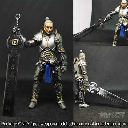 【PRE-ORDER】Handmade 1/18 Metal Big Sword Upgrade Weapon Model For 3.75" Figure Accessory