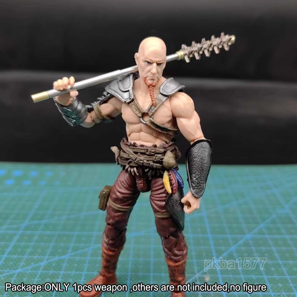 【PRE-ORDER】Handmade 1/18 Metal Stick Weapon Replace For DIY 3.75" Action Figure