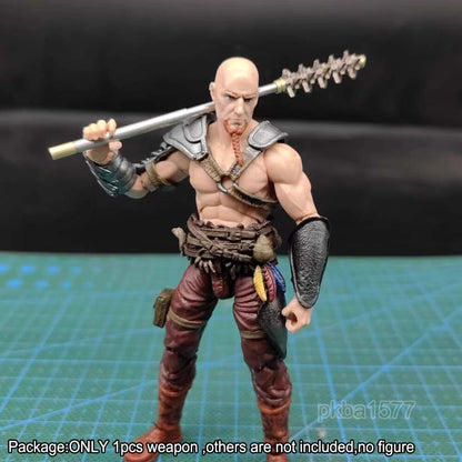 【PRE-ORDER】Handmade 1/18 Metal Stick Weapon Replace For DIY 3.75" Action Figure