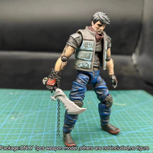 【PRE-ORDER】Handmade 1/18 Metal Knife Sword Weapon Model For 3.75" Action Figure Accessory