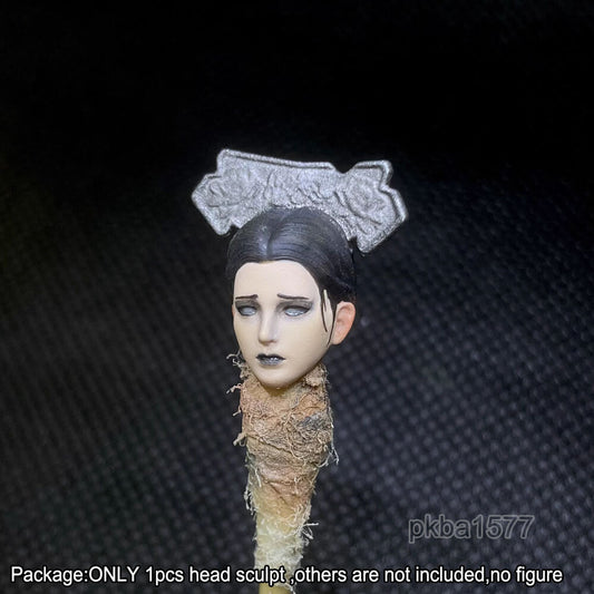 【PRE-ORDER】Premium 1/18 Ghost Female Girl Head Sculpt Soldier Head For 3.75'' Action Figure