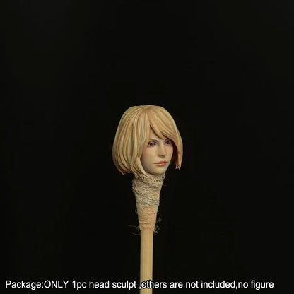 【PRE-ORDER】Premium Hand-painted 1/18 Ashley Female Head Sculpt For DIY 3.75" Action Figure