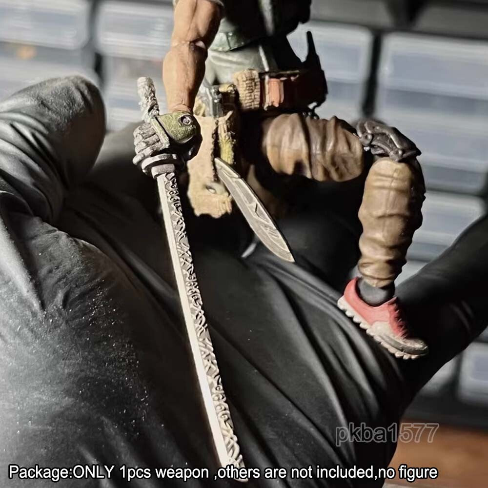 New Punk 1/18 Metal Sword Weapon For 3.75'' Action Figures Joytoy Acid Rain