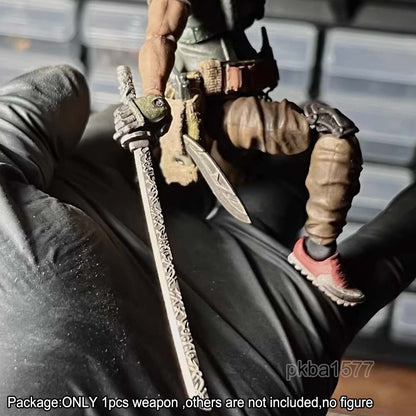 New Punk 1/18 Metal Sword Weapon For 3.75'' Action Figures Joytoy Acid Rain