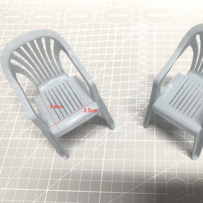 【PRE-ORDER】White 1/12 scale Devil Cry Vergil Chair Model For 6" Action Figure