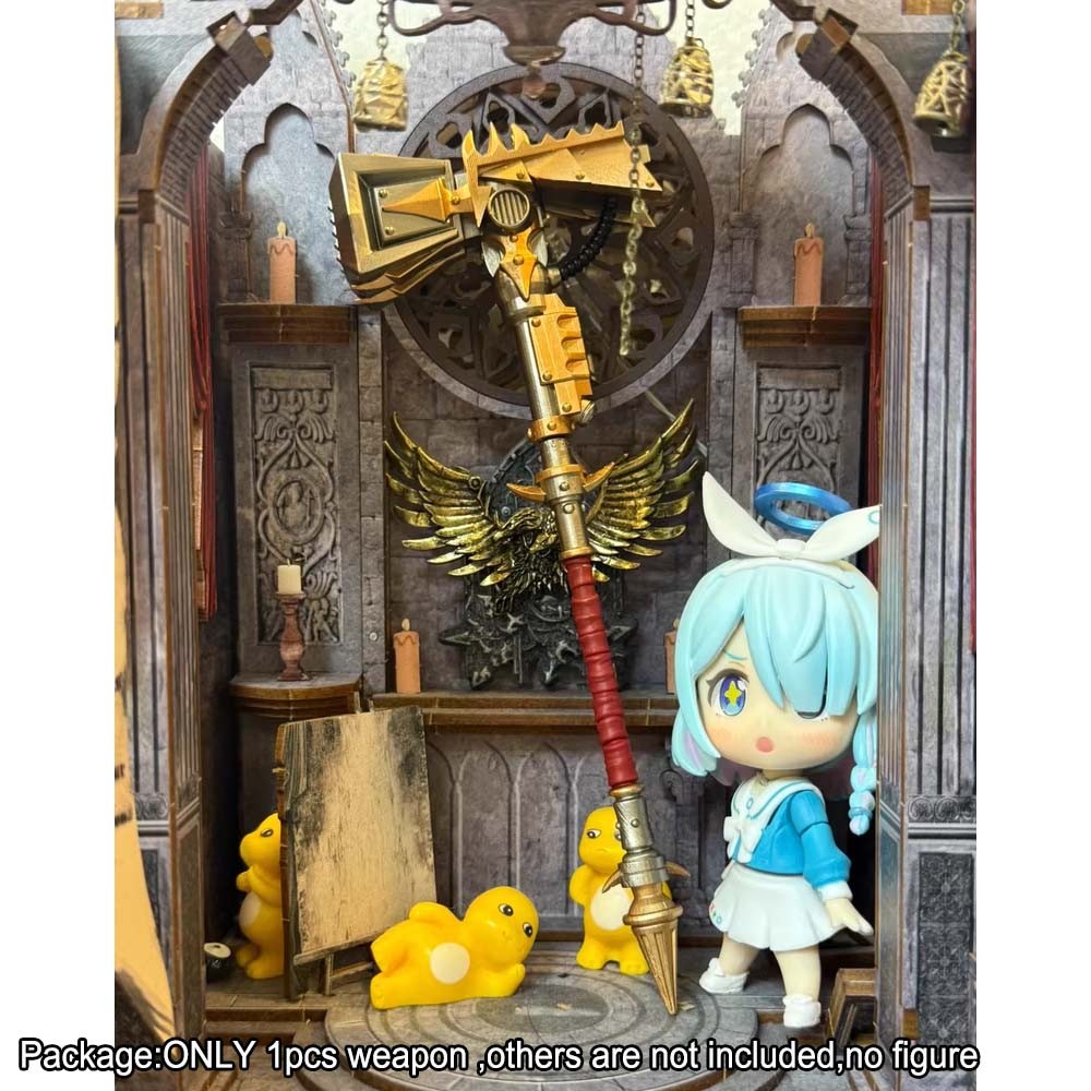 【PRE-ORDER】Premium Painted Hammer Weapon For Joytoy iron Hand Perturabo Acion Figure