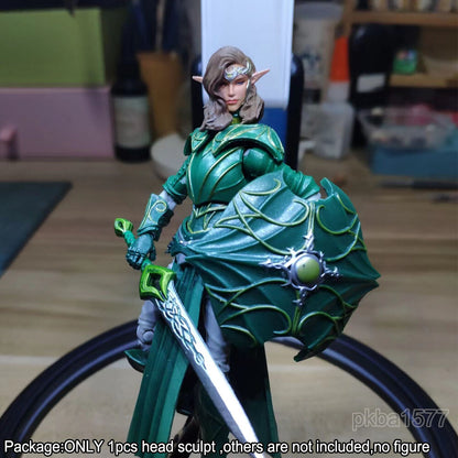 【PRE-ORDER】NEW Premium 1/18 Beauty Elf Head Sculpt Soldier Female Head For 3.75'' Figure