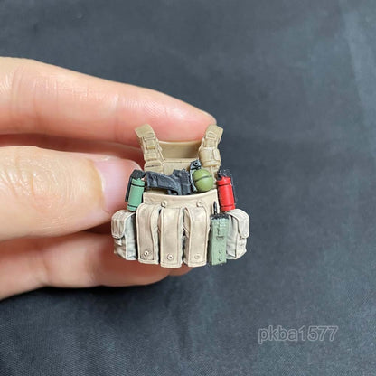 1/18 Vest Body Armor Model Accessory For DIY 3.75" Figure Acid Rain Joytoy
