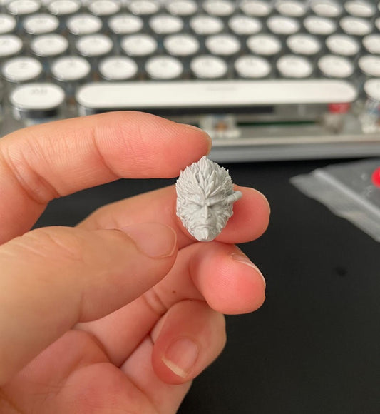 Single Unpainted 1/18 Monkey Head Sculpt Model For 3.75" Figure Joytoy Acid Rain