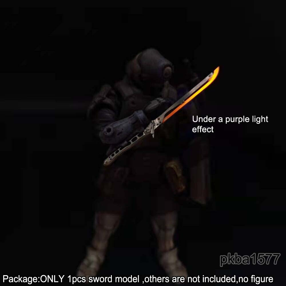 【PRE-ORDER】Cool 1/18 Short Cyberpunk Sword Model Upgrade Weapon For 3.75"  Figure Accessory