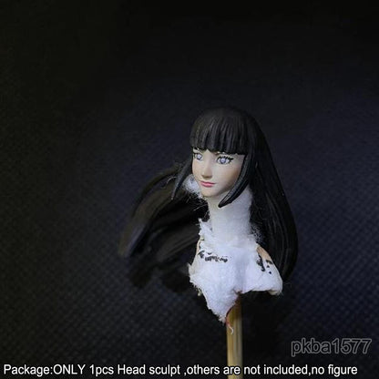 【PRE-ORDER】Premium 1/18 Hyūga Hinata Female Head Sculpt Girl Soldier Head For 3.75" Figure