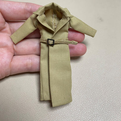 【PRE-ORDER】Handmade 1/18 Cool Lapel Trench Coat Jacket Outwear Clothes For 3.75 Male Figure