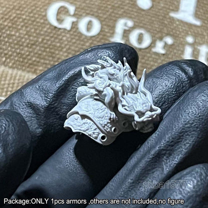 Unpainted 1/18 Shoulder Armor Model For 3.75'' Acid Rain Joytoy Action Figure