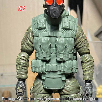 1/18 Vest Body Armor Model Accessory For DIY 3.75" Figure Acid Rain Joytoy