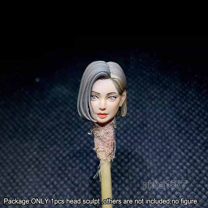 【PRE-ORDER】Premium 1/18 Girl Female Head Sculpt Soldier Head For 3.75"Joytoy Action Figure