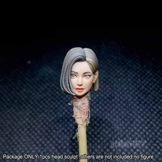 【PRE-ORDER】Premium 1/18 Girl Female Head Sculpt Soldier Head For 3.75"Joytoy Action Figure