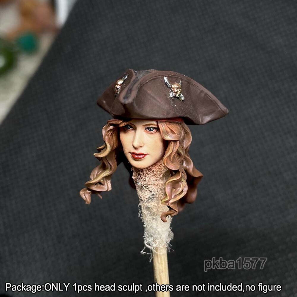 【PRE-ORDER】Premium 1/18 Long Hair Beauty Female Head Sculpt Soldier Head For 3.75" Figure