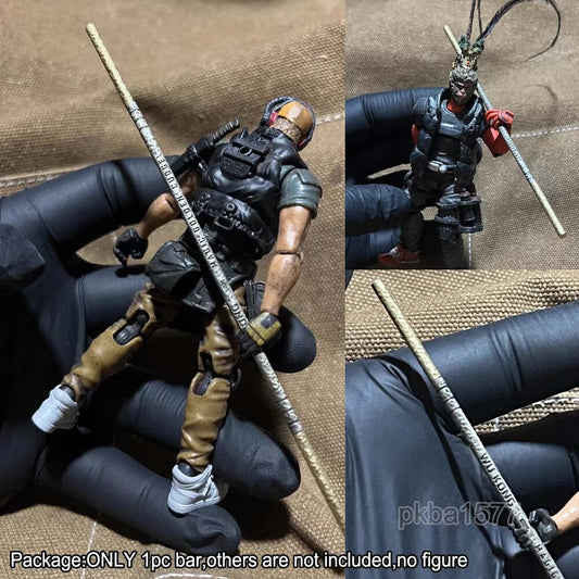 1/18 Scale Metal King Bar Sword For DIY 3.75" Action Figure Joytoy Acid Rain