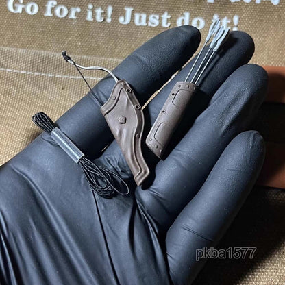 1/18 Scale Metal Weapon Bow Arrows For DIY 3.75" Action Figure Joytoy Acid Rain