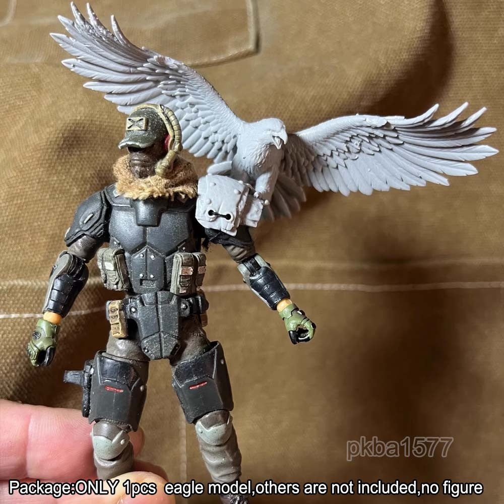 Unpainted 1/18 Eagle w Left Shuolder Armor For 3.75" Acid Rain Joytoy Figure