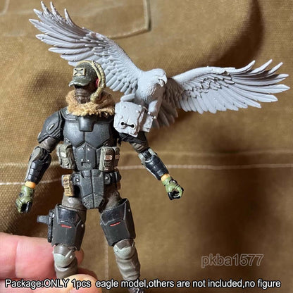 Unpainted 1/18 Eagle w Left Shuolder Armor For 3.75" Acid Rain Joytoy Figure