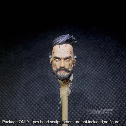 【PRE-ORDER】Premium 1/18 Cyberpunk Head Sculpt Solider Head For 3.75'' Acid Rain Figure
