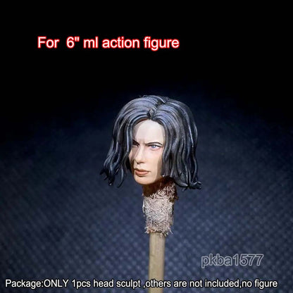 【PRE-ORDER】Premium 1/12 Underworld Selene Female Head Sculpt Soldier Head For DIY 6" Figure