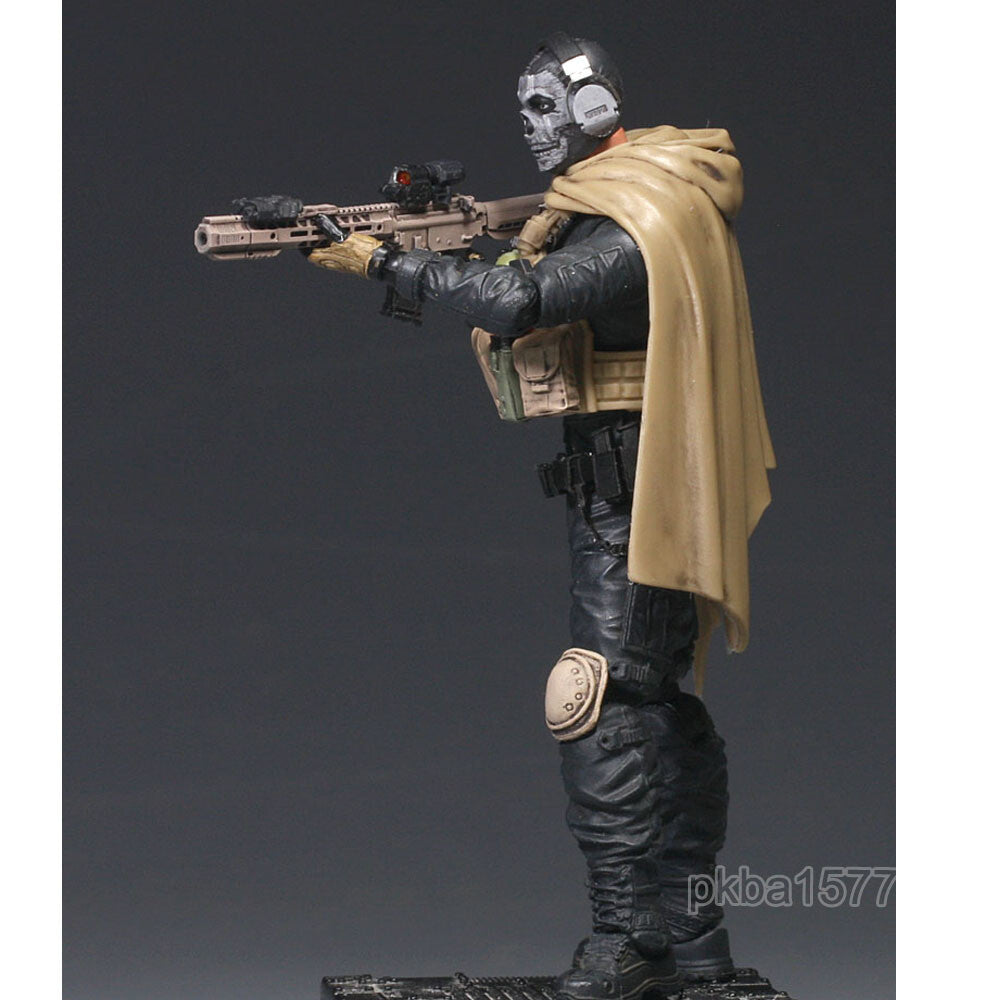 Pre-sale Premium 1/18 3.75" Vest Cloak Ghost Figure Head Sculpt Weapon Headphone
