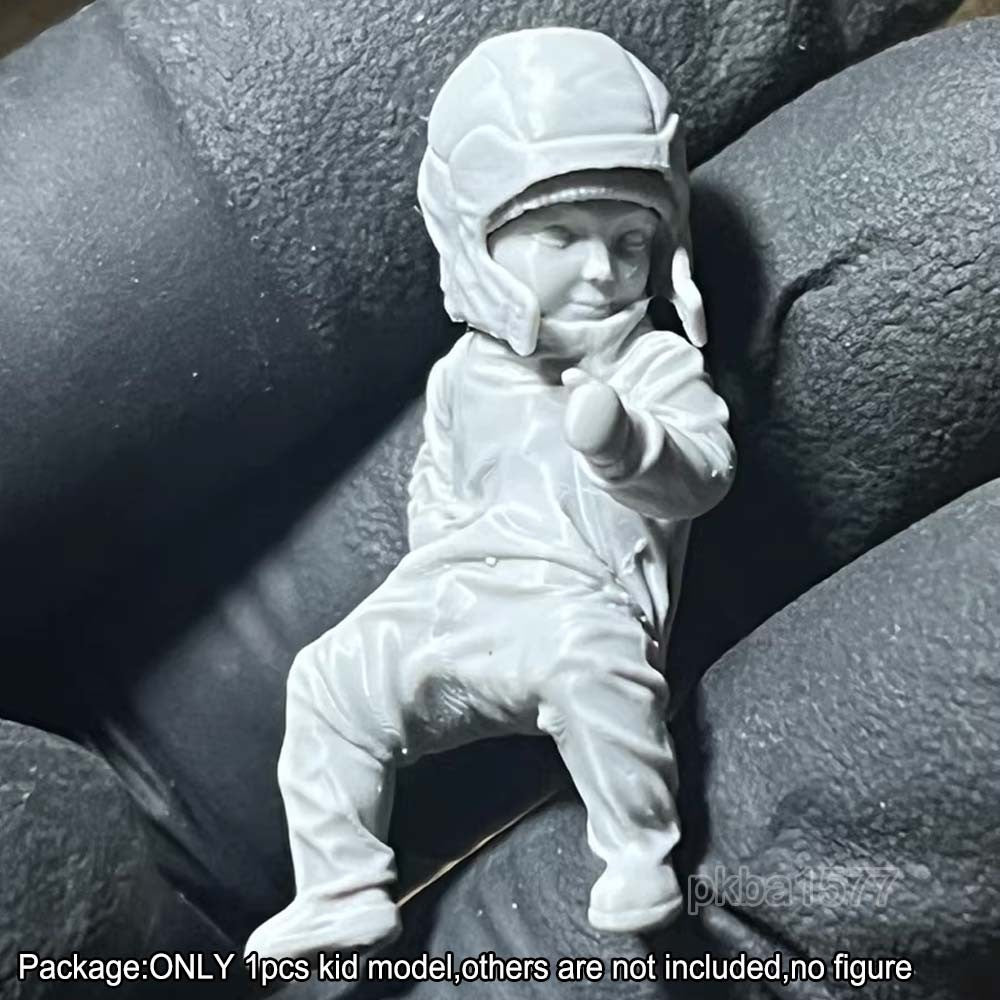 Unpainted 1/18 Baby Kid Model Scene Decor For 3.75" Acid Rain Joytoy Figure