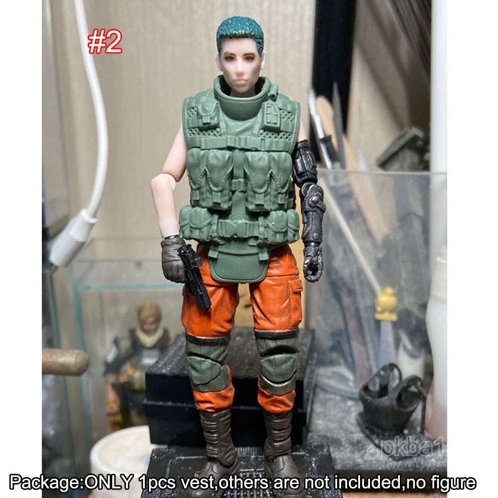 1/18 Vest Body Armor Model Accessory For DIY 3.75" Figure Acid Rain Joytoy