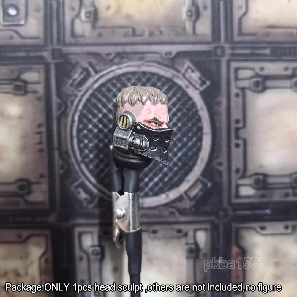 【PRE-ORDER】Premium 1/18 Male Head Sculpt Model For Joytoy Black Templars Action Figure