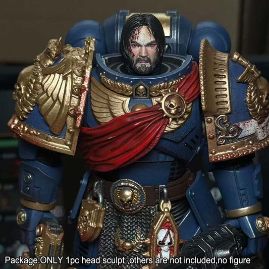 【PRE-ORDER】Premium Man Blood Head Sculpt Model For Joytoy Warhammer 40k Action Figure