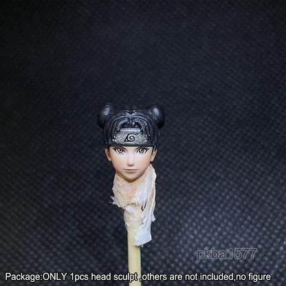 【PRE-ORDER】Premium 1/18 Tenten Girl Soldier Head Sculpt Female Head For 3.75" Action Figure