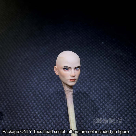 【PRE-ORDER】Premium 1/18 Bareheaded Female Head Sculpt Soldier Head For 3.75" Action Figure