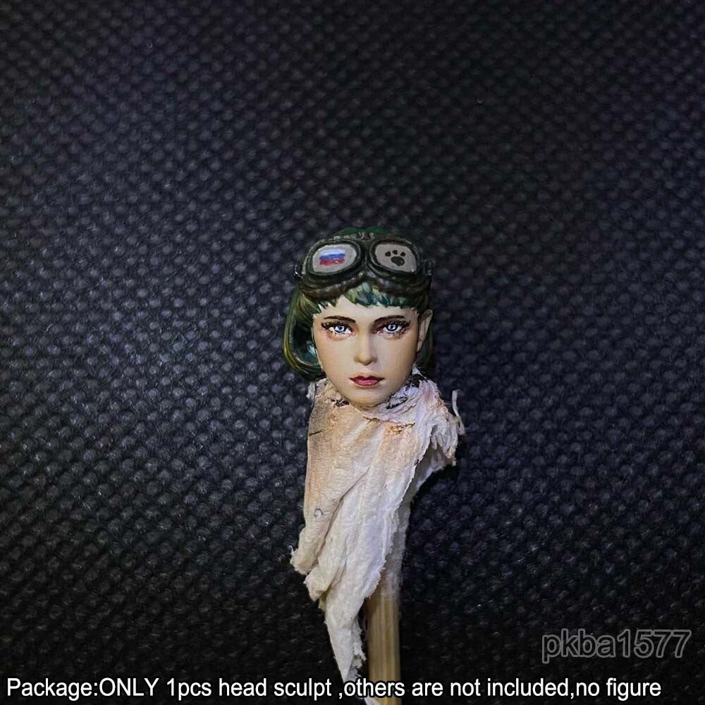 【PRE-ORDER】Premium 1/18 Girl Head Sculpt Female Soldier Head For 3.75" bfs joytoy Figure