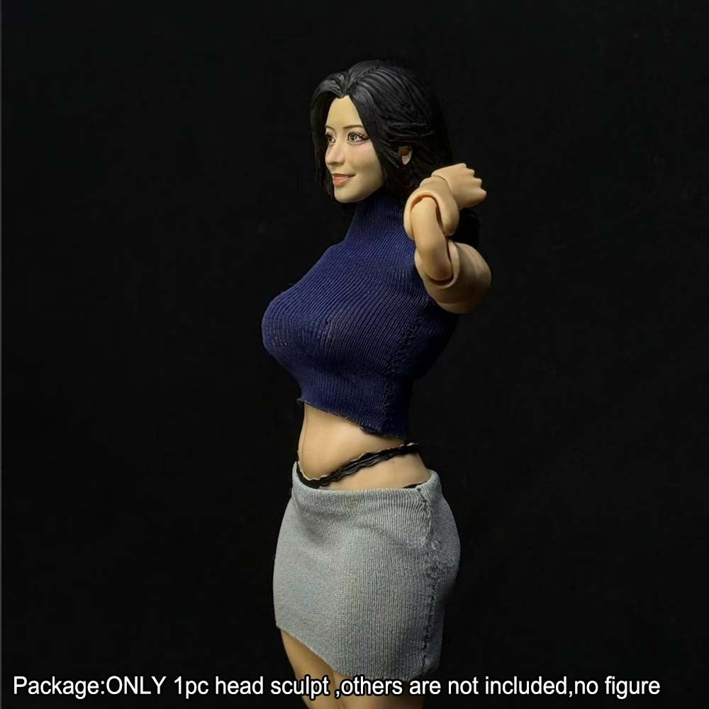 PRE-ORDER Premium Painted 1/12 Female Head Sculpt For DIY 6'' notta nt04 Action Figure