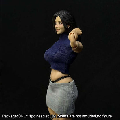 PRE-ORDER Premium Painted 1/12 Female Head Sculpt For DIY 6'' notta nt04 Action Figure