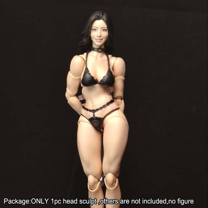 PRE-ORDER Premium Painted 1/12 Female Head Sculpt For DIY 6'' notta nt04 Action Figure