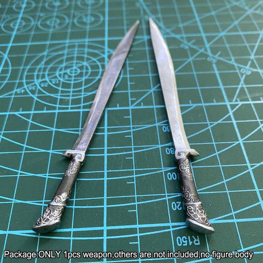 【PRE-ORDER】3D Hand-painted 1/12 Single Cool Knife Weapon Sword Model For 6" Action Figure