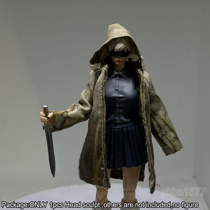 【PRE-ORDER】Premium 1/18 No.9 Type S Head Sculpt Blindfold Female Girl Head For 3.75" Figure
