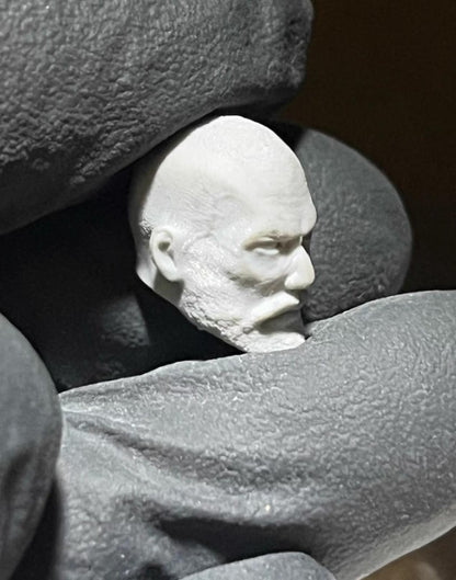 New Unpainted 1/18 male Head Sculpt Model For DIY 3.75'' Acid Rain Joytoy Figure