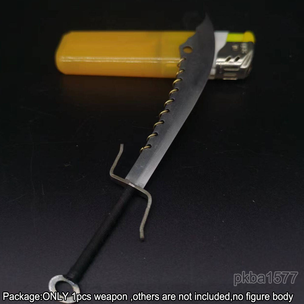 【PRE-ORDER】Handmade 1/12 Metal Nine Ring Knife Sword Weapon Model For 6'' Action Figure