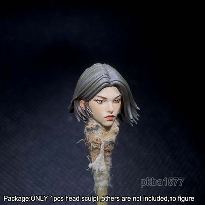 【PRE-ORDER】Premium 1/18 Cool Female Girl Head Sculpt Soldier Head For 3.75" Joytoy Figure