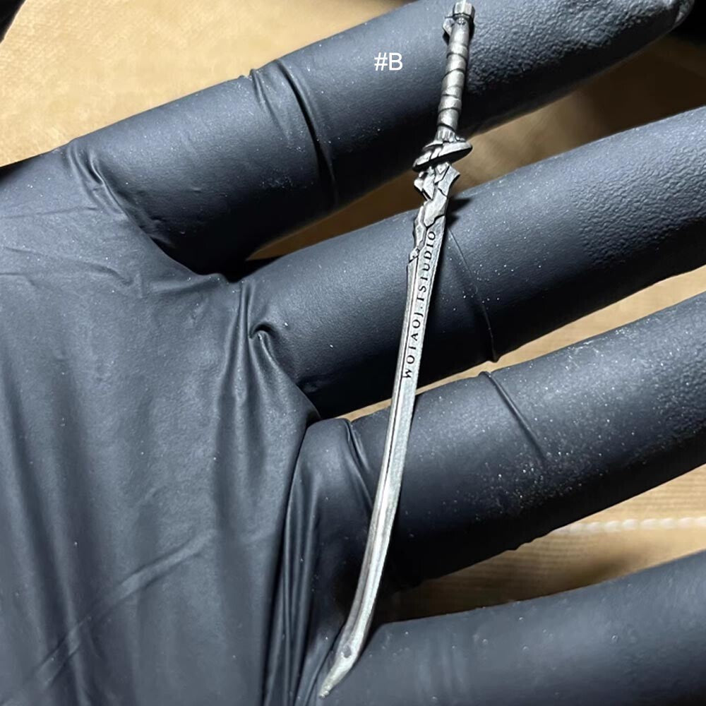 Handmake Metal 1/18 Sword Model For 3.75'' Action Figure Joytoy Acid Rain bfs