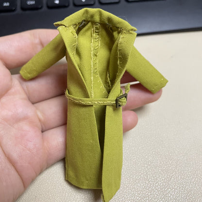 【PRE-ORDER】Handmade 1/18 Cool Lapel Trench Coat Jacket Outwear Clothes For 3.75 Male Figure